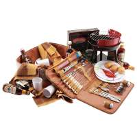 悠度古典壁画提跨四人份烧烤包YD11223807棕色