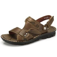 CAMEL/骆驼 男鞋 凉鞋真皮时尚休闲 2012夏日清凉 82241600