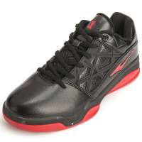 鸿星尔克男生活篮球鞋11112104029-001正黑/大红43