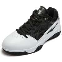 鸿星尔克男生活篮球鞋11112104029-003正白/正黑44