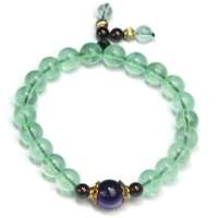 禾场尚腾 紫水晶+石榴石+葡萄石手链系列-梦幻草原
