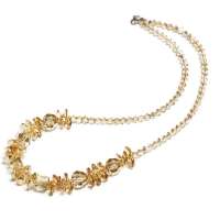 禾场尚腾 进口奢侈水晶项链 高贵的香槟