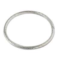 禾场尚腾 925银手镯-交错美丽