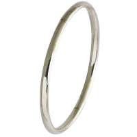 禾场尚腾 925银手镯-简约之美(圆形)