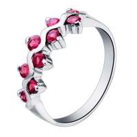 Fedora斐达罗 天然石榴石戒指 欧美款时尚女戒