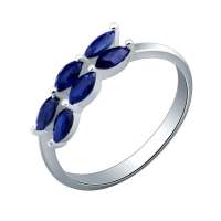 Fedora斐达罗 天然蓝宝石戒指 时尚蓝宝石戒指