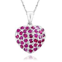 Fedora斐达罗 天然红宝石吊坠 群星璀璨宝石项链