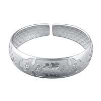 Fedora斐达罗千足银手镯 千足银大福手镯(约40克)