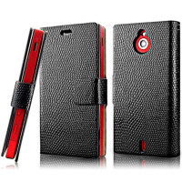 IMAK艾美克纤薄皮套(蛇纹)索尼 MT27i Xperia sola 沉静黑