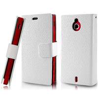 IMAK艾美克纤薄皮套(蛇纹)索尼 MT27i Xperia sola 珍珠白