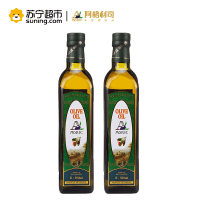 阿格利司(AGRIC)非有机压榨橄榄油500ml*2礼盒装(新老包装随机发放)