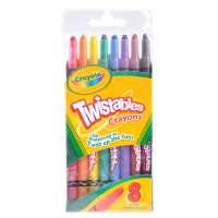 绘儿乐8色可擰轉蠟筆52-7408