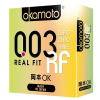 冈本OK避孕套- 0.03黄金贴身超薄 0.03 Real Fit 3片装