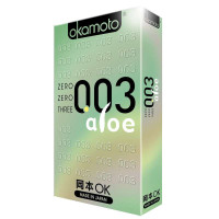 冈本OK避孕套-0.03芦荟超薄 0.03 Aloe 6片装
