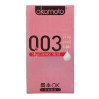 冈本OK避孕套-0.03透明质酸0.03Hyaluronic Acid 6片装
