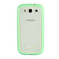 哈密瓜 三星i9300 TPU边框磨砂保护套 HM0380绿