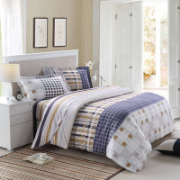 LOVO格兰特全棉斜纹印花四件套1.5米200*230