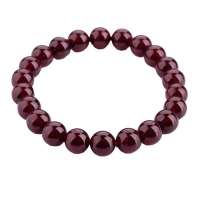 御灵珠宝 天然水晶 浅醉 石榴石圆珠手链8mm 0304110008002