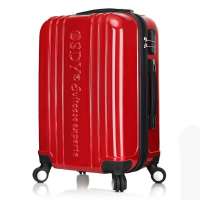 OSDY登机箱万向轮拉杆箱旅行箱LR-A-29红色20寸