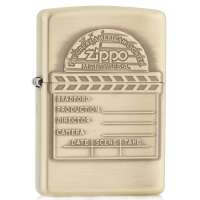 ZIPPO打火机SC1848 芝宝电影工厂 纯铜徽章ZCB-BB
