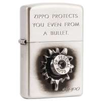 ZIPPO打火机SC0918 故事之 弹坑 (镀银)