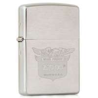ZIPPO打火机SC1886 镀铬拉丝单刻系列-zippo鹰