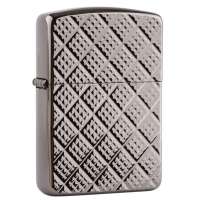 ZIPPO打火机SC1022 盔甲加厚黑珍珠 黑冰 ARMOR C1 (BK)