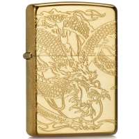 ZIPPO打火机SC1652 四面加工云龙 纯铜蚀刻