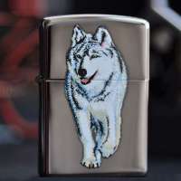 Zippo打火机 黑冰狼打火机769