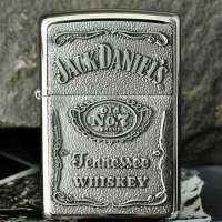 ZIPPO打火机 杰克丹尼威士忌之锡徽章打火机250JD427