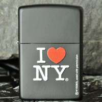 ZIPPO打火机 黑哑漆打火机24798