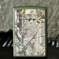 ZIPPO打火机 枝叶绿装打火机28079