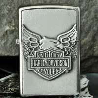 Zippo打火机 哈雷雄鹰标志打火机20230