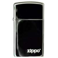 ZIPPO打火机 PVD浸染黑冰镭射纤巧系列-炫酷黑冰(zippo标)打火机28123ZL