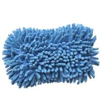 虎贝尔 擦车海绵 雪尼尔海绵 蓝色H803