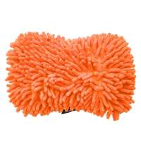 虎贝尔 擦车海绵 雪尼尔海绵 橙色H803