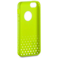 摩米士(MOMAX) 苹果 iPhone 5/5S 蜂巢保护套 黄绿色