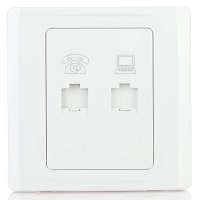 飞利浦Q2 一位大跷板单极开关16A三极插座