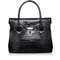 NAWO那沃隽永鳄鱼纹手提公文包4302