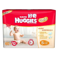 好奇(Huggies)金装超值装小号S60+12片