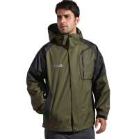 Makino犸凯奴男款两件套可拆卸棉内胆冲锋衣A001(军绿色/XL)