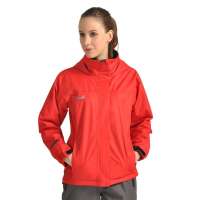 Makino犸凯奴情侣款女款珊瑚绒单层压胶冲锋衣1211(大红/M)