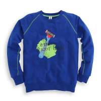 VANCL凡客诚品 圆领插肩袖卫衣(亲子款)(爸爸)爱美丽 宝石蓝色 XXL