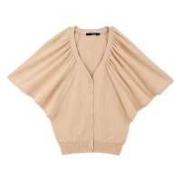 VANCL凡客诚品 蝙蝠袖针织开衫 浅杏 XS