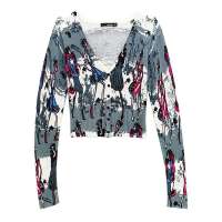 VANCL凡客诚品 街头邂逅短款开衫 彩色印花 M