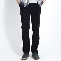 VANCL凡客诚品 时尚雅致细条绒休闲裤 蓝色 32