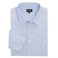 VANCL凡客诚品 细条纹简约时尚修身衬衫 细蓝条 L