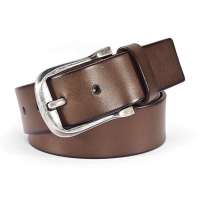 VANCL凡客诚品 简约睿智针扣牛皮皮带 棕色 110-44