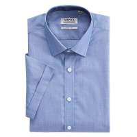 VANCL凡客诚品 素雅环保天丝短袖衬衫 平静蓝 44