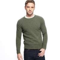 VANCL凡客诚品 高品质纯羊毛圆领套衫(男款) 橄榄绿色 XXL
